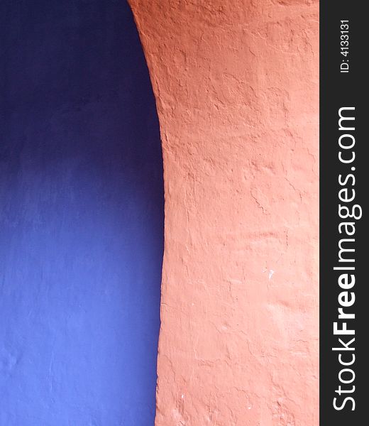 Colour contrast in monastery in Arequipa, Peru. Colour contrast in monastery in Arequipa, Peru