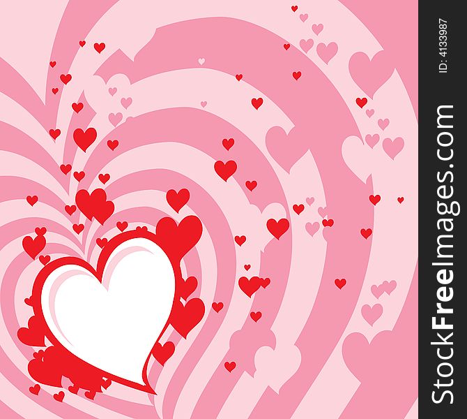 Valentine's Background With Space For Text (vector or XXL jpeg image). Valentine's Background With Space For Text (vector or XXL jpeg image)