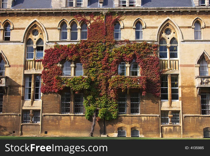 Part/ side wing of Christ Church, Oxford, UK. Christ Church is one of the colleges of Oxford University and at the same time the Cathedral church of the diocese of Oxford. Part/ side wing of Christ Church, Oxford, UK. Christ Church is one of the colleges of Oxford University and at the same time the Cathedral church of the diocese of Oxford.