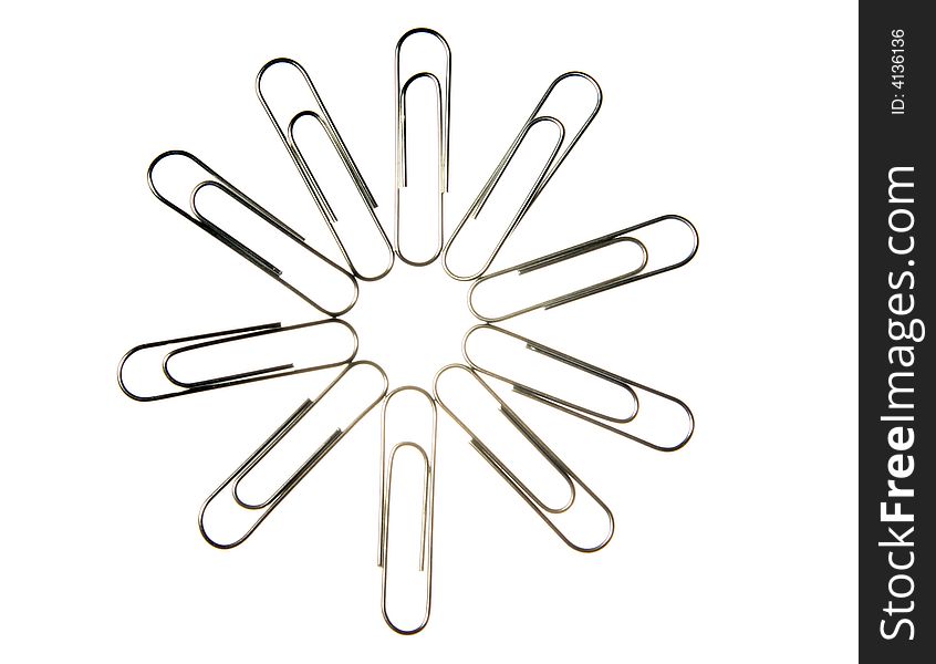 Paper Clip Art - Flower