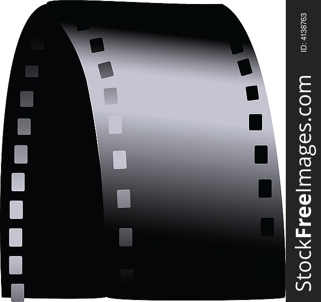 Illustration of filmstrip for your design. Illustration of filmstrip for your design.