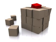 Boxes Stock Photography Boxes Stock Photography