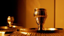Vintage Candlestick Holder Stock Image Vintage Candlestick Holder Stock Image