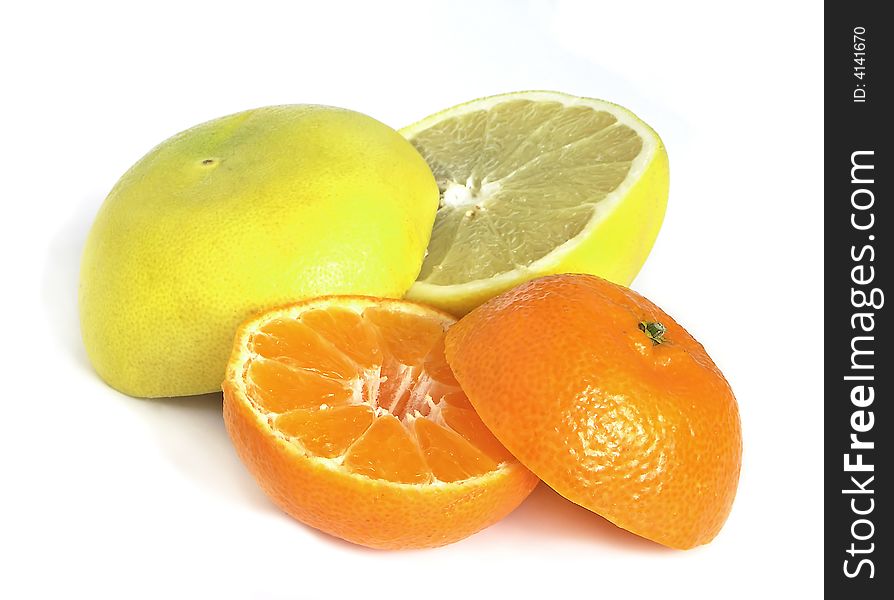 Grapefruit And Orange