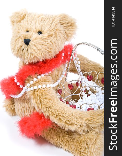 Teddy Bear And Basket