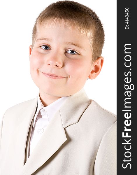 Portrait Of Well-dressed Smiling Boy