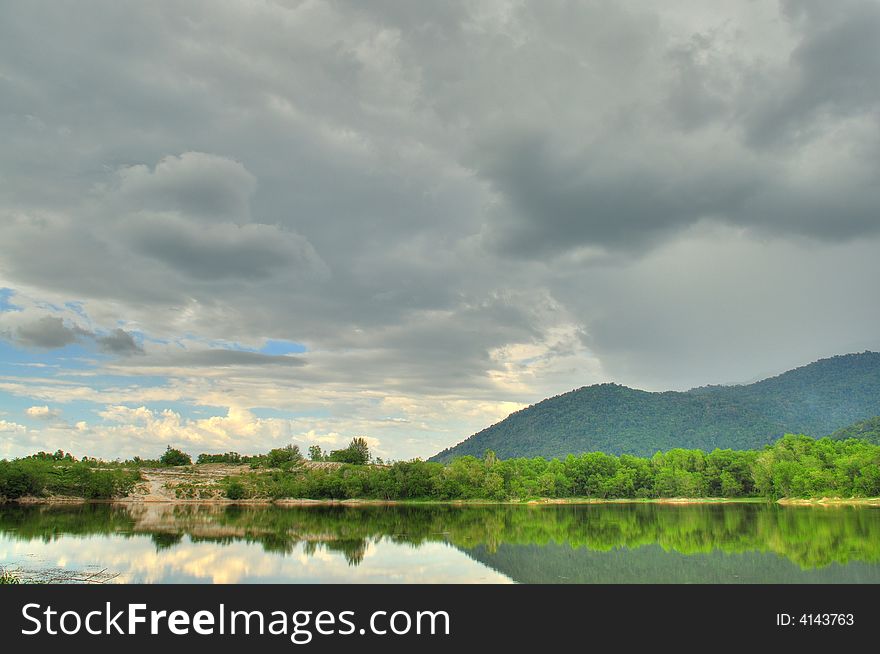 A View Of A Lake