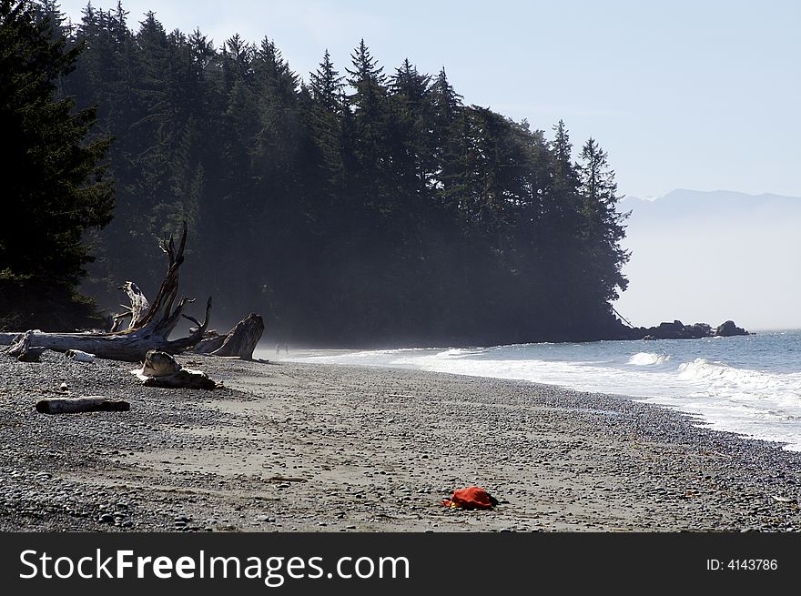 Lonely Beach on Victoria Island, Canada. Lonely Beach on Victoria Island, Canada