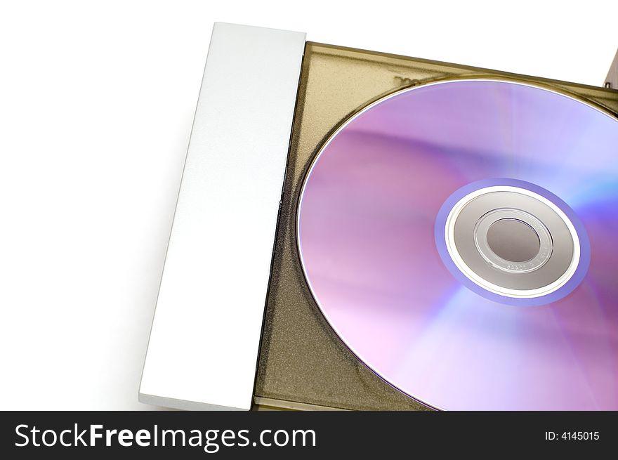 Object on white - Dvd player. Object on white - Dvd player