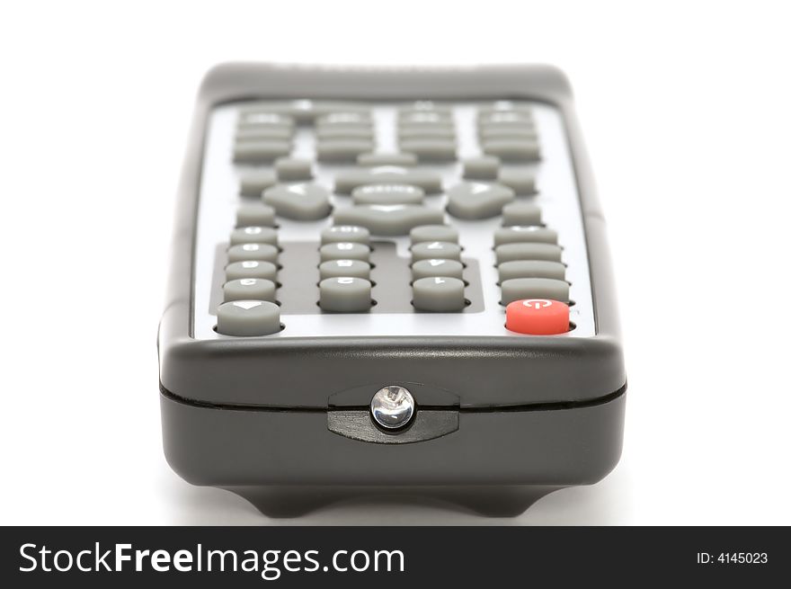 Object on white - tool - TV remote control. Object on white - tool - TV remote control