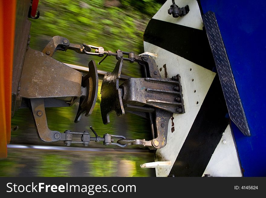 Detail of a train cart