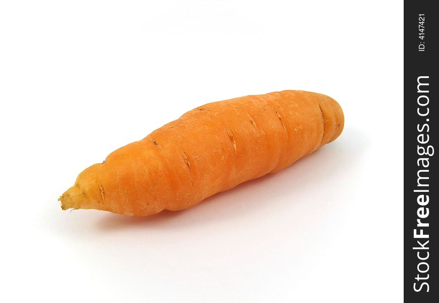 Carrot fresh vegetable isolated on white background. Carrot fresh vegetable isolated on white background