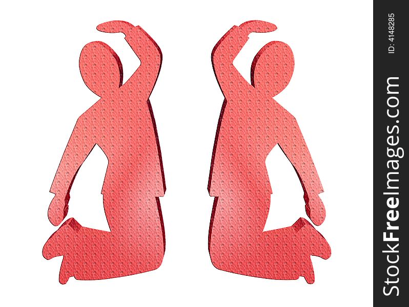 3D Textured Mannequins