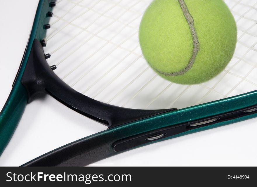 Tennis Racket And Ball