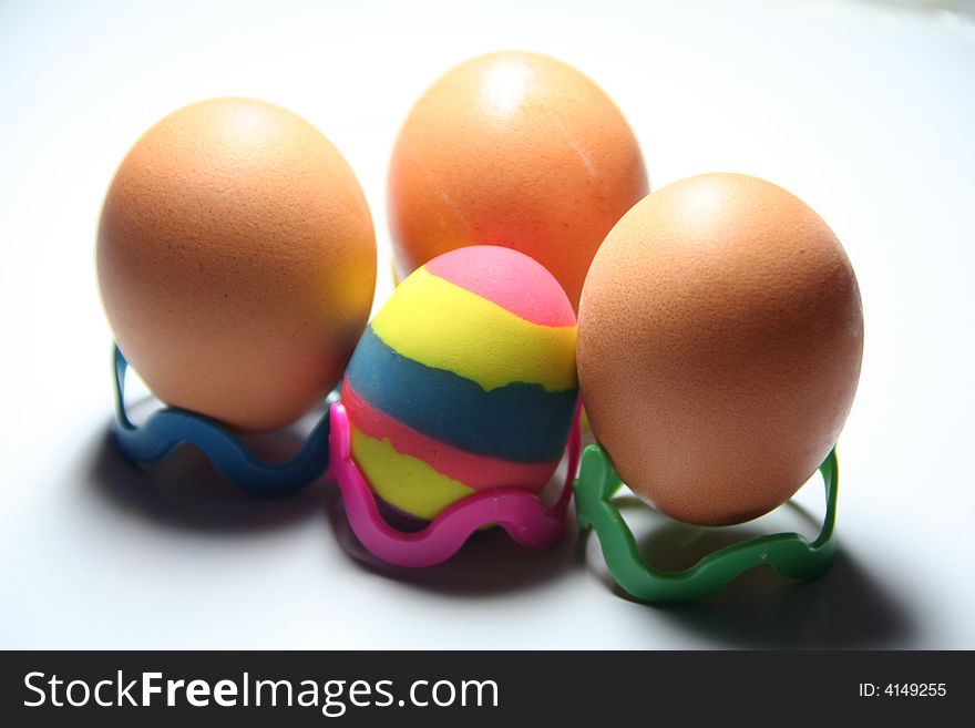 Eggs isolated on a background. Eggs isolated on a background