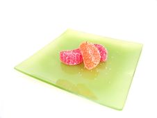 Candy Fruit Slices Royalty Free Stock Image