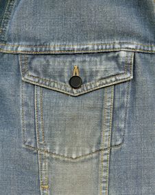 Jean Pocket Royalty Free Stock Photo