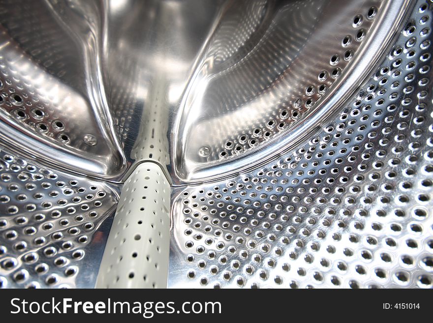 Details interior view of a Washing machine