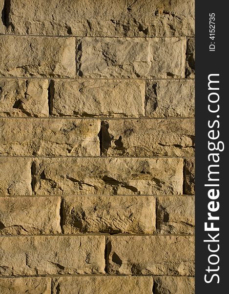 Sandstone texture that could be used for 3D texture mapping.