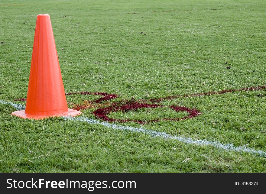 Cone used for marking 10 points in dog show. Cone used for marking 10 points in dog show.