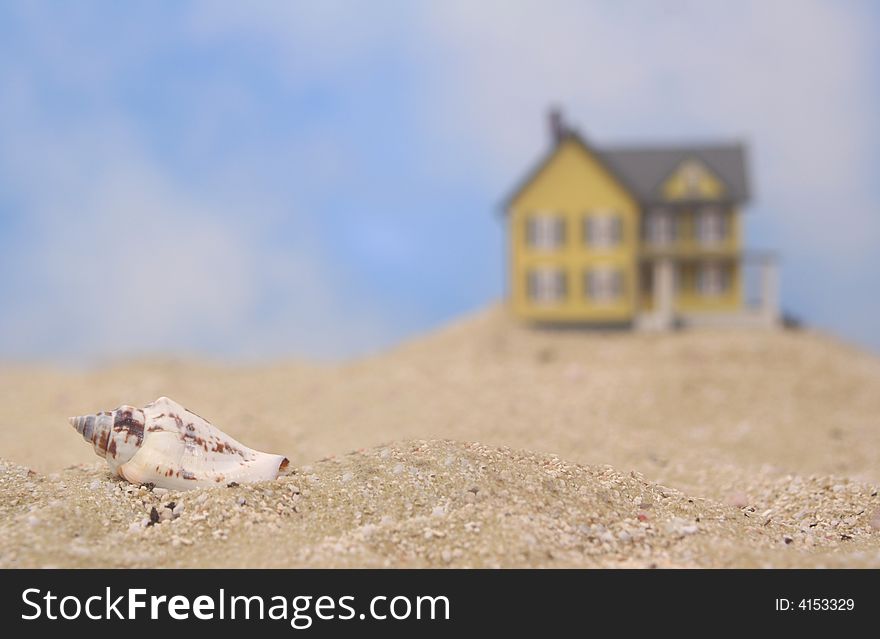 Sea Shell and Beach House, Shallow DOF