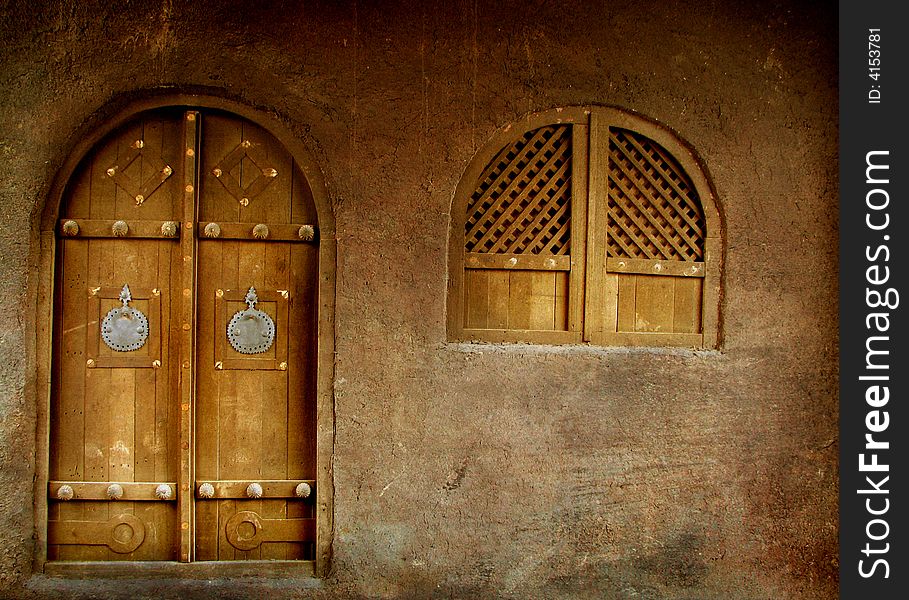 Picture of an abandaned home in a village called bam. Picture of an abandaned home in a village called bam