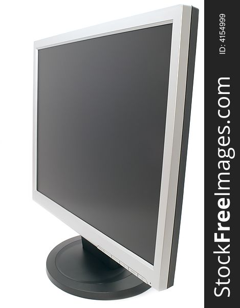 Object on white - tool - lcd monitor. Object on white - tool - lcd monitor