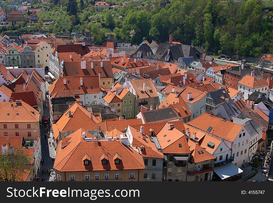 Tiled roofs in the Czech Republic