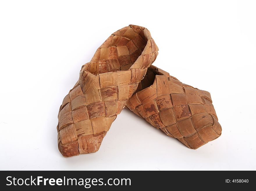 Russian National Folk bast shoe