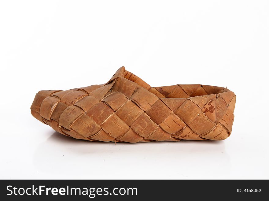 Russian National Folk bast shoe