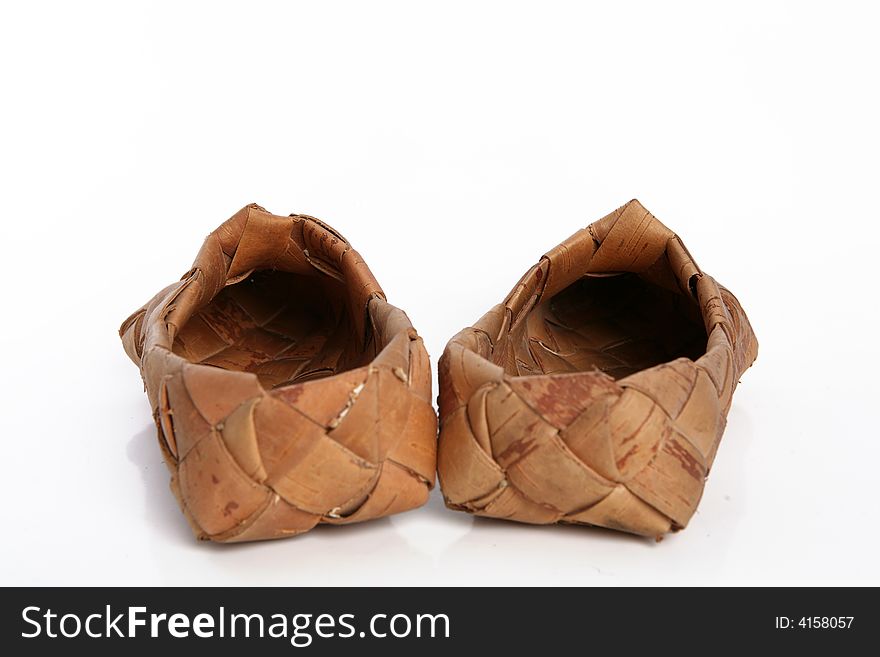 Russian National Folk bast shoe