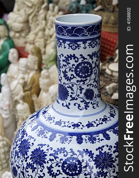 Chinese old china. Making porcelain technology of China, very famous in history, have the good reputation of country of the porcelain.