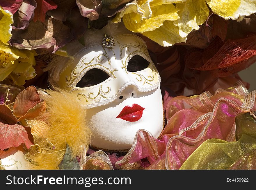 Venetian mask in Venice, Italy, Europe