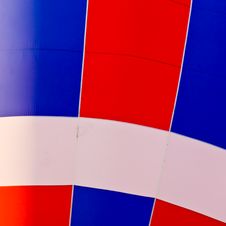 Red White & Blue - Hot Air Balloon Stock Photo Red White & Blue - Hot Air Balloon Stock Photo