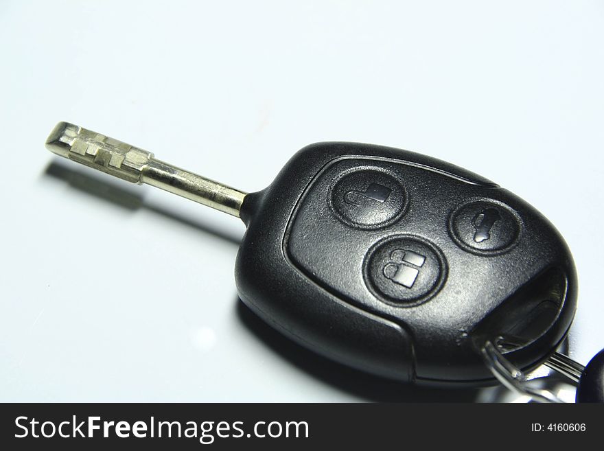 Car key isolated on a background