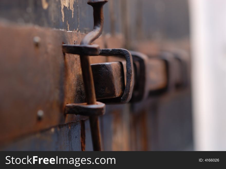 Hong cun is located in the south of Anhui, china, this is an lock which is used in the old time. Hong cun is located in the south of Anhui, china, this is an lock which is used in the old time.