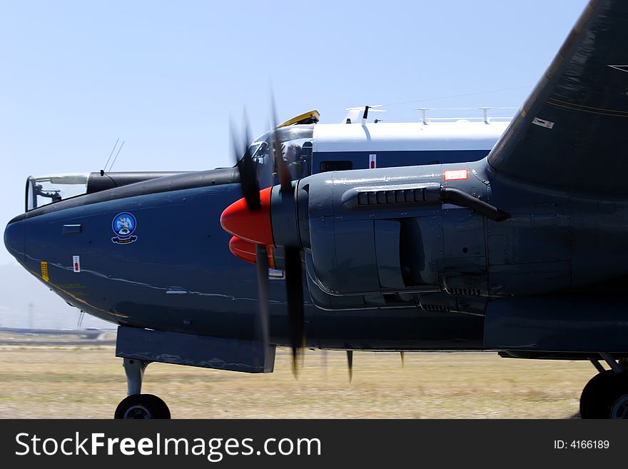 Picture of a ex South African airforce Shackelton taken at a air show in Cape Town