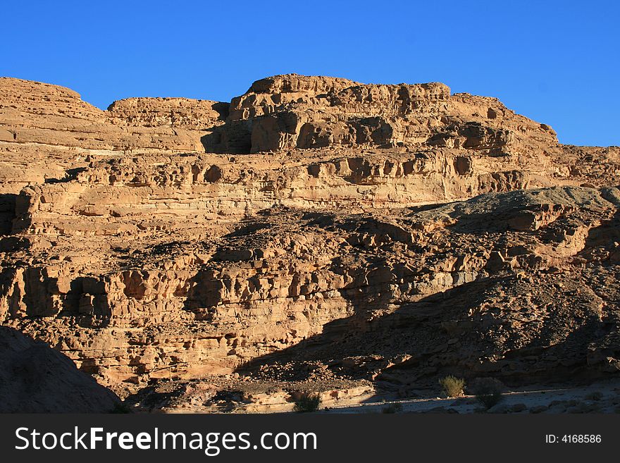Africa, Sinai peninsula, mountain in Coloured canyon, Nuweiba. Africa, Sinai peninsula, mountain in Coloured canyon, Nuweiba