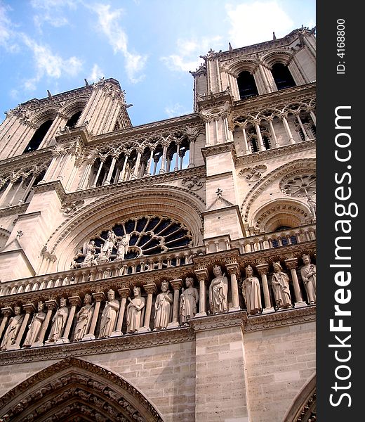 Notre Dame in Paris, France during June '07