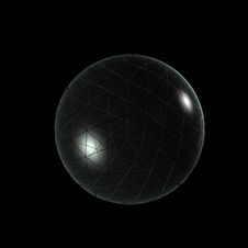 3D Logo Objects Glass Ball Stock Images