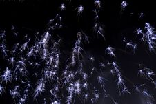 Background With Fireworks Stock Images