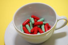 A Cup Of Pills Stock Photos A Cup Of Pills Stock Photos