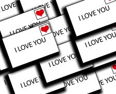 Lots Of Love Letters Royalty Free Stock Photography