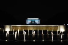 Lincoln Memorial At Night Royalty Free Stock Image Lincoln Memorial At Night Royalty Free Stock Image