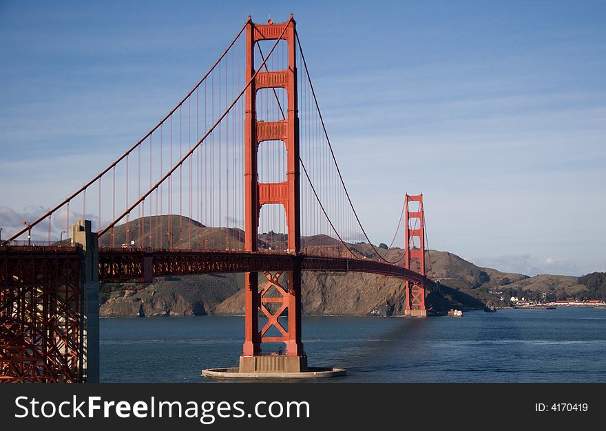 San Francisco's Golden Gate Bridge in California