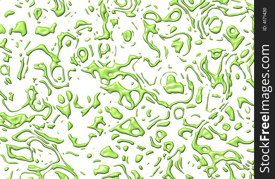 A abstract green alien background