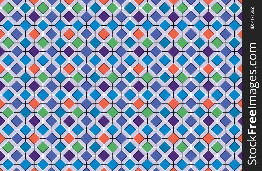 Multi color boxes pattern background