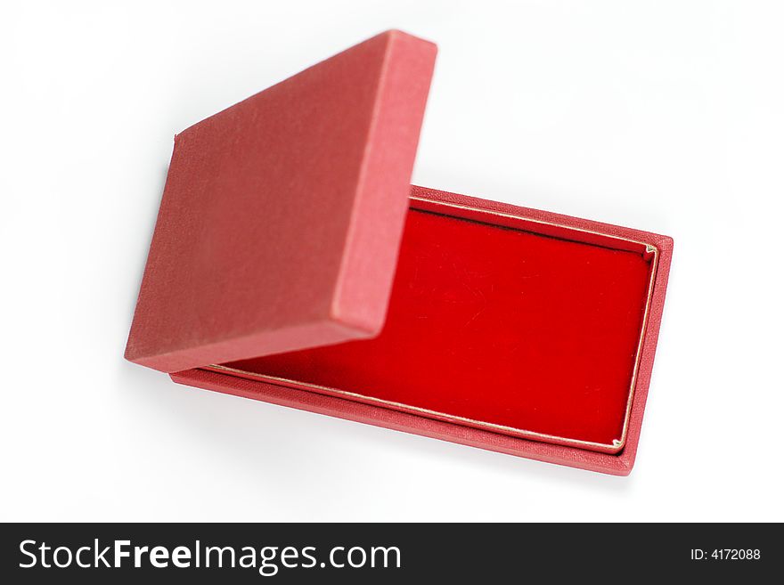 Red box opened, a kind with top