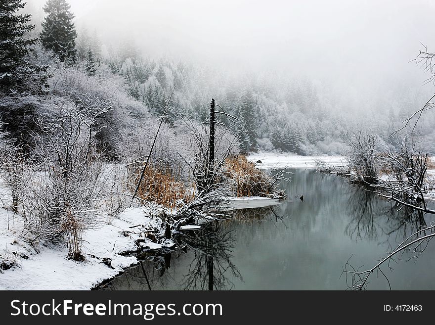 Min River In The Winter