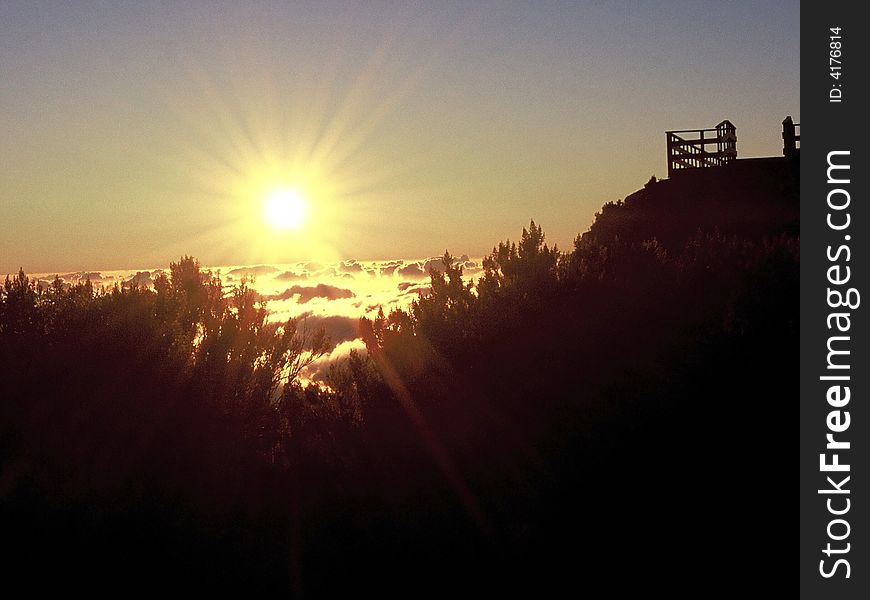 This photo was made at Pico Ruivo, the highest mountain of Madeira island. This photo was made at Pico Ruivo, the highest mountain of Madeira island